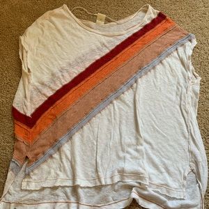 Loose cap sleeve tee